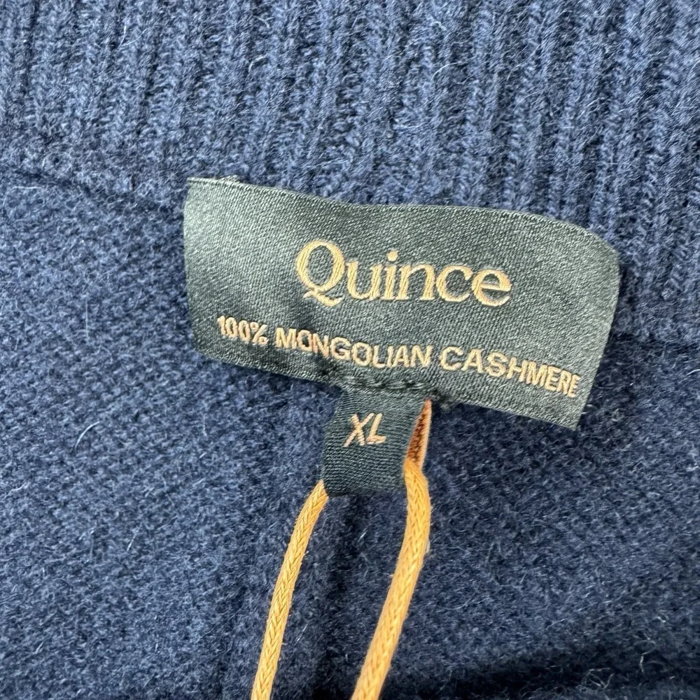 Quince Mongolian Cashmere Blue Men's Sweatpant Size XL NWT - Picture 3 of 4